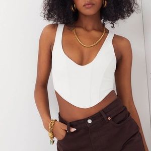 NWT For Love & Lemons Nomi Crop Top